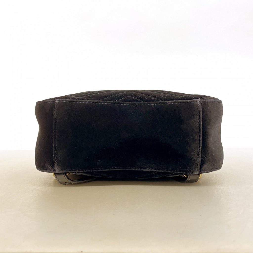 Gucci Black Velvet Backpack (Pre-Owned)