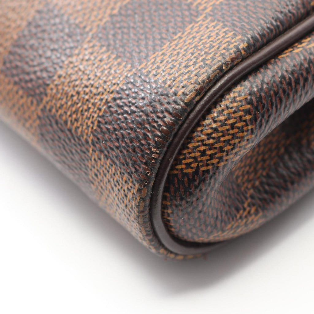 Louis Vuitton Brown Ebene Coated Canvas Leather Handbag