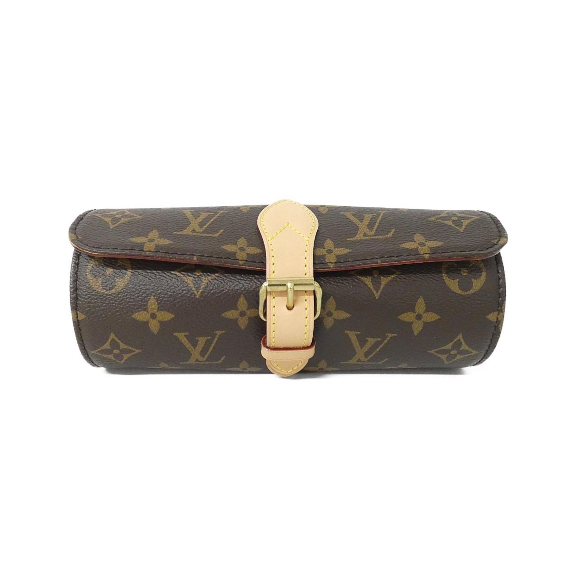 Louis Vuitton Brown Coated Canvas Pouch