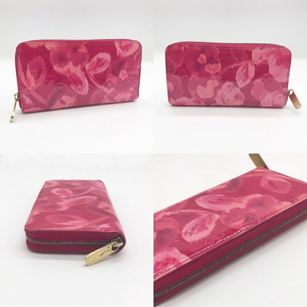 Louis Vuitton Pink Vernis Rose Long Wallet