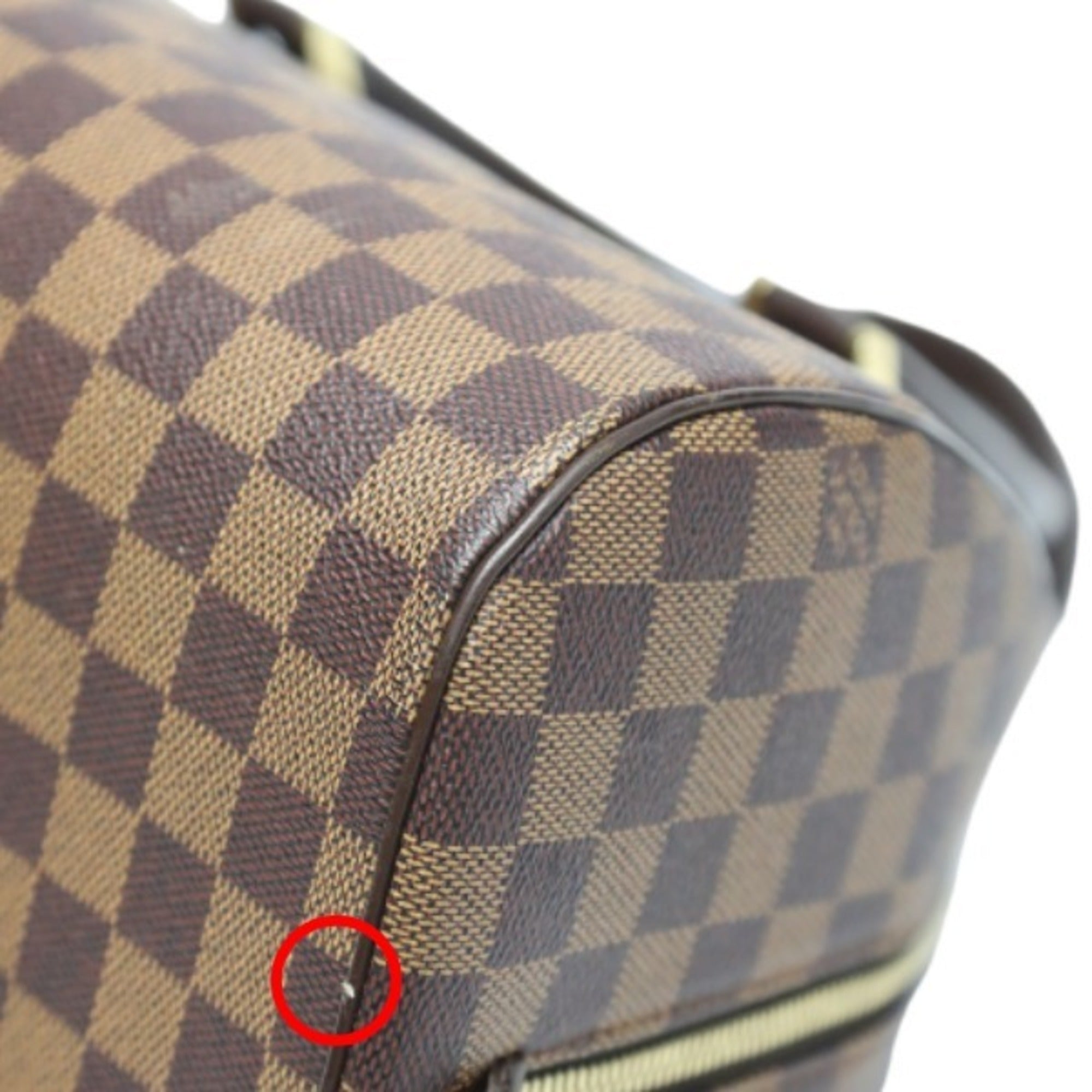 Louis Vuitton Brown Damier Canvas Handbag