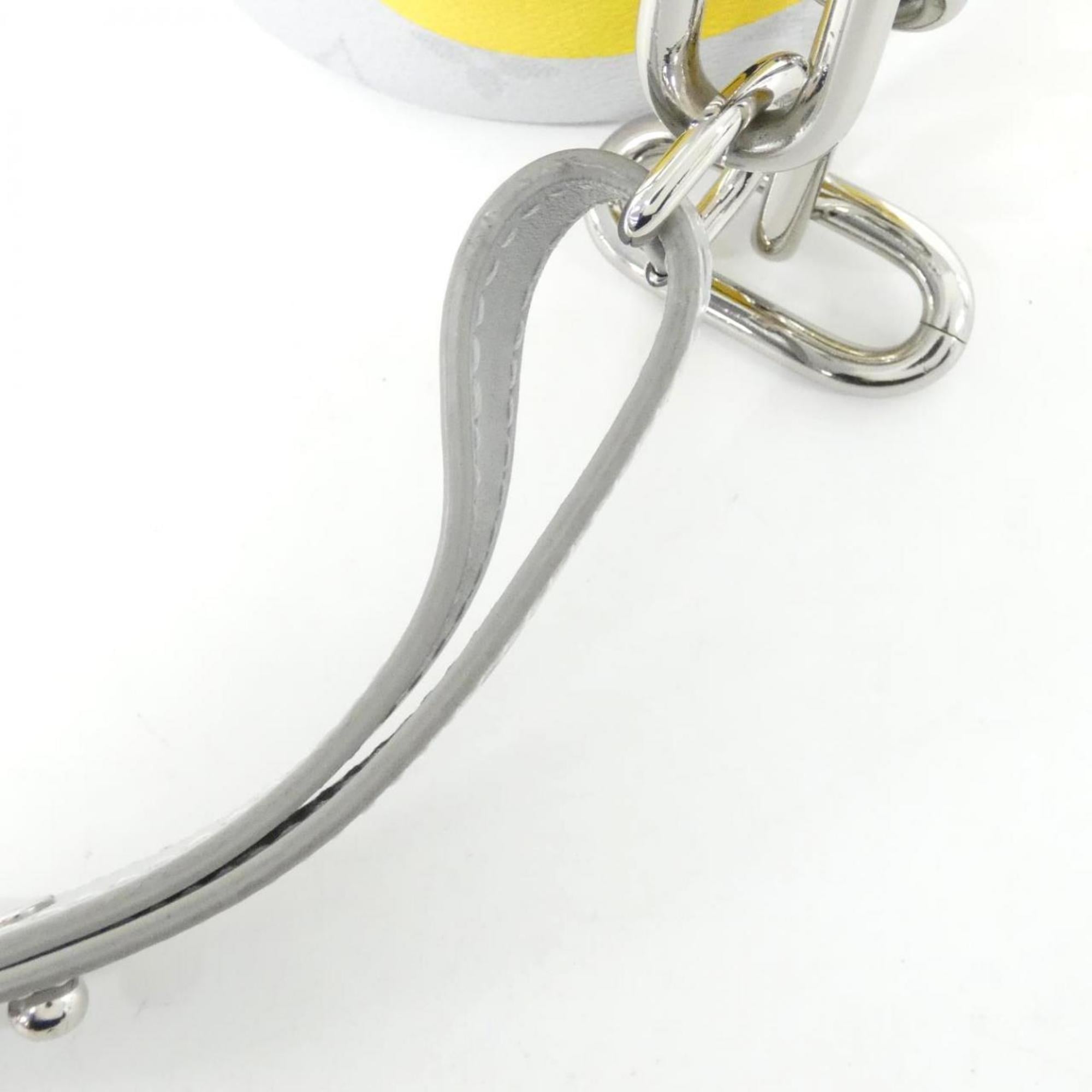 Louis Vuitton Blanc White Coated Canvas Shoulder Bag