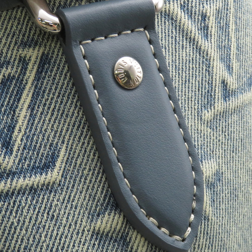 Louis Vuitton Blue Monogram Denim Shoulder Bag Tote Bag