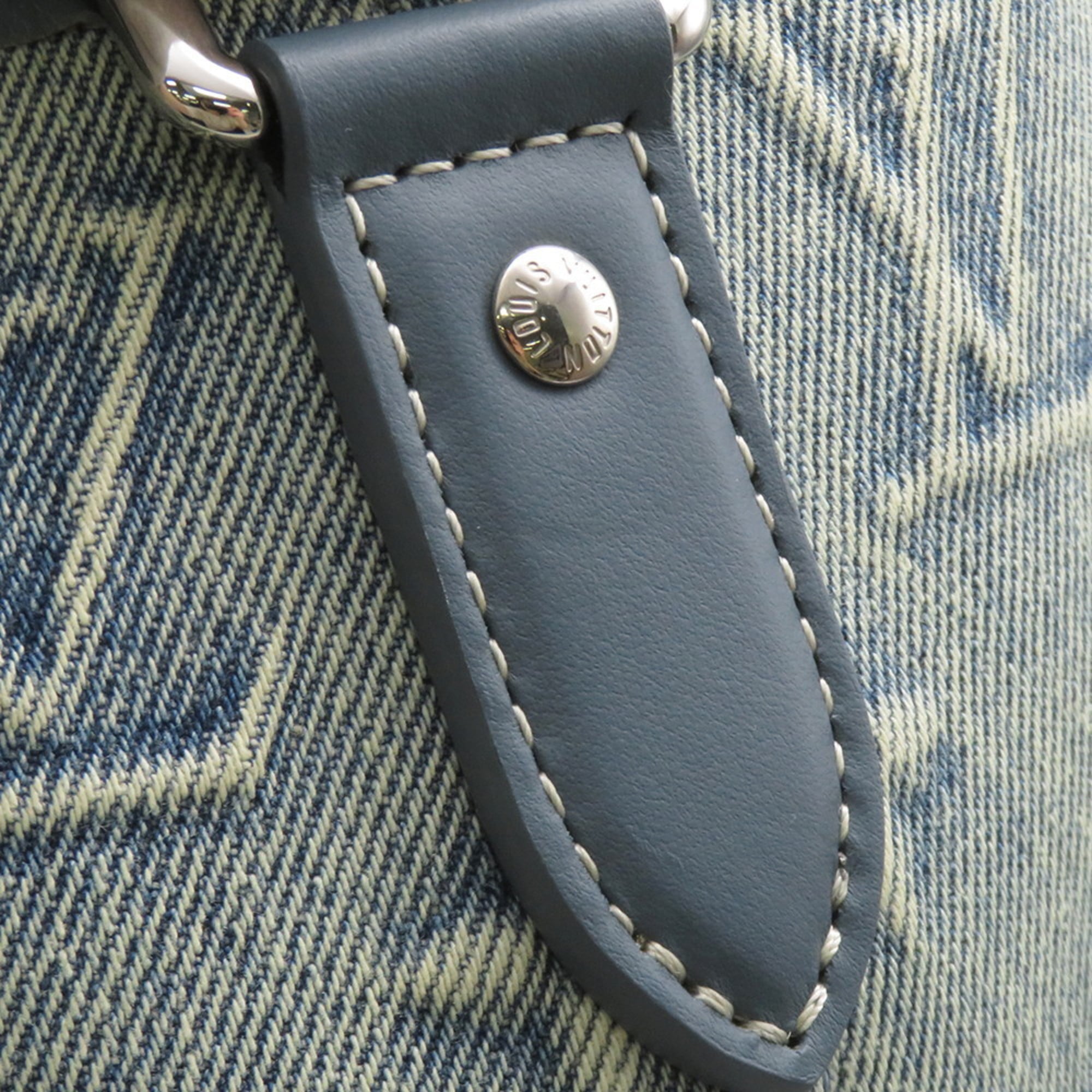 Louis Vuitton Blue Monogram Denim Shoulder Bag Tote Bag