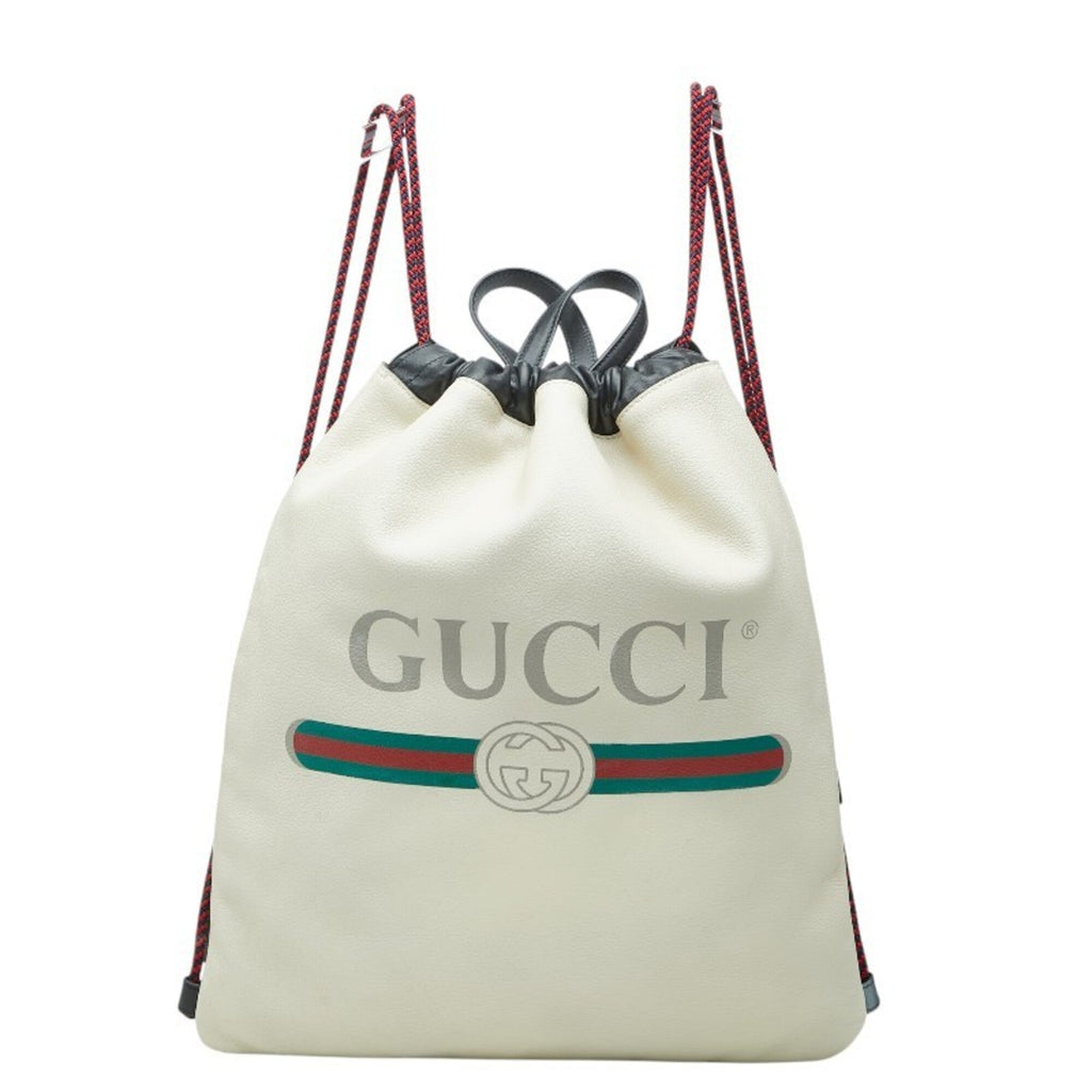 Gucci Ivory Leather Pouch (Pre-Owned)