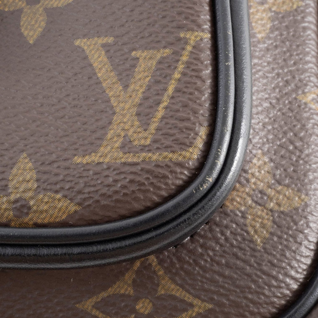 Louis Vuitton Monogram Macassar Dark Brown Shoulder Bag