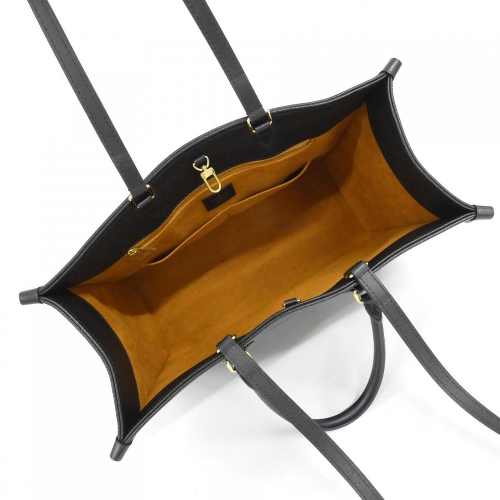 Louis Vuitton Black Leather Handbag