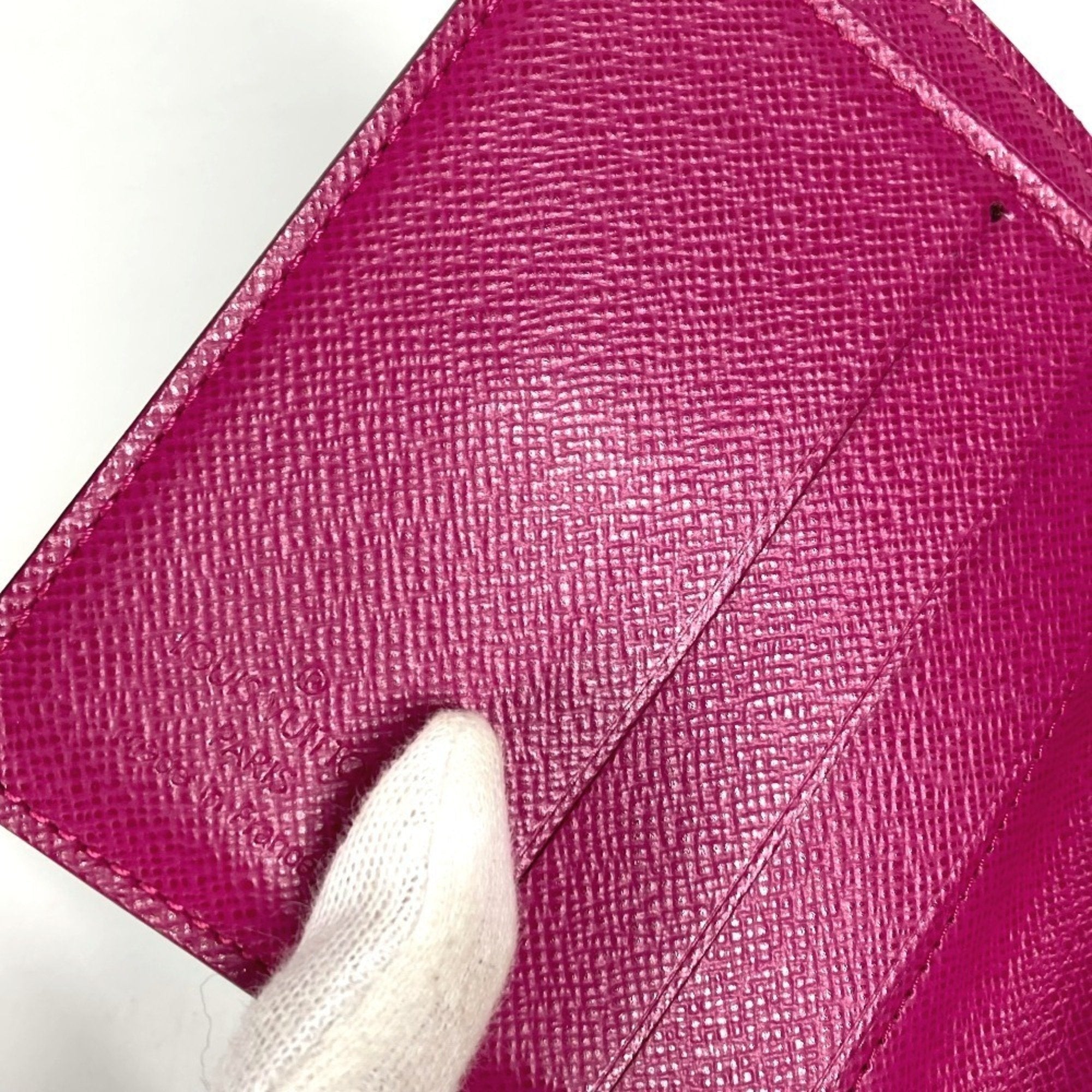 Louis Vuitton Monogram Fuchsia Pink Monogram Pink Monogram Perforated Wallet