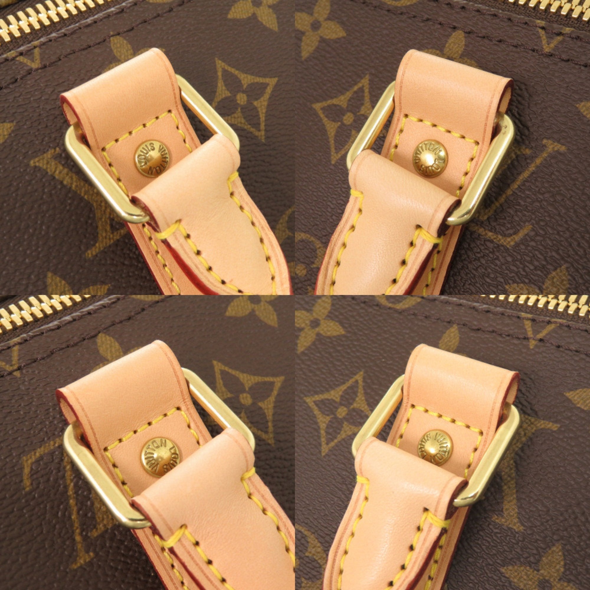 Louis Vuitton Brown Monogram Canvas Boston Bag