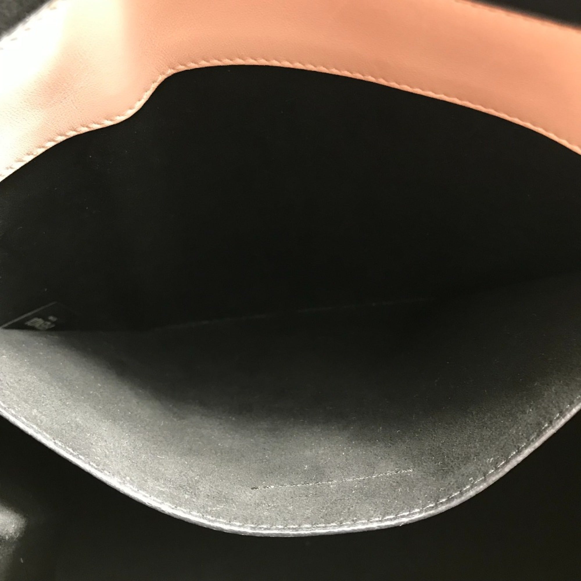 Fendi Pink Leather Tote Bag