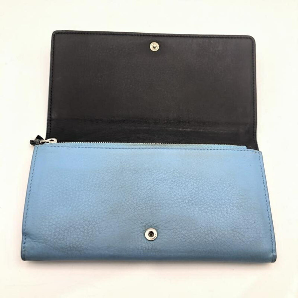 Balenciaga Light Blue Long Wallet (Bi-Fold)