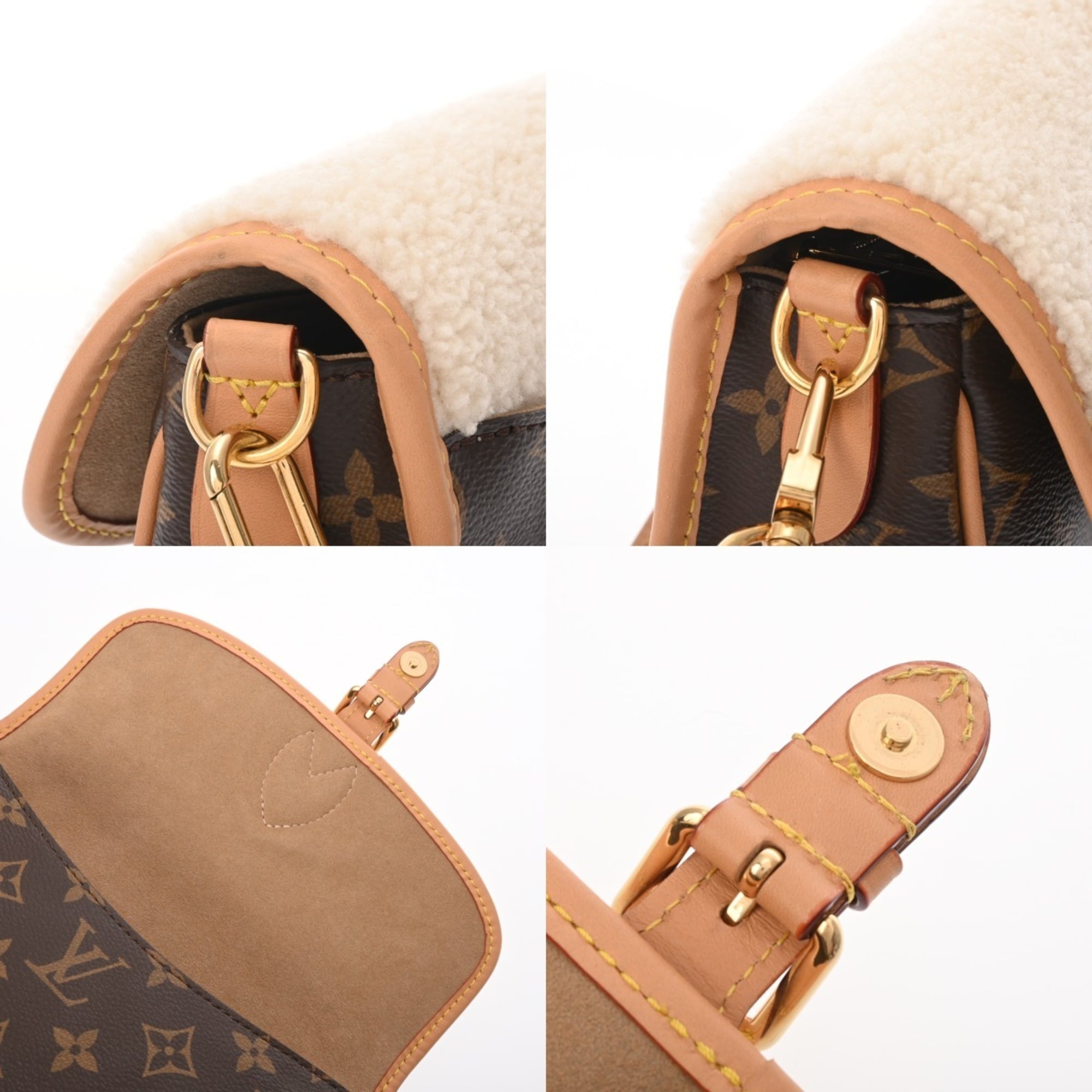 Louis Vuitton Brown Monogram Canvas Shoulder Bag