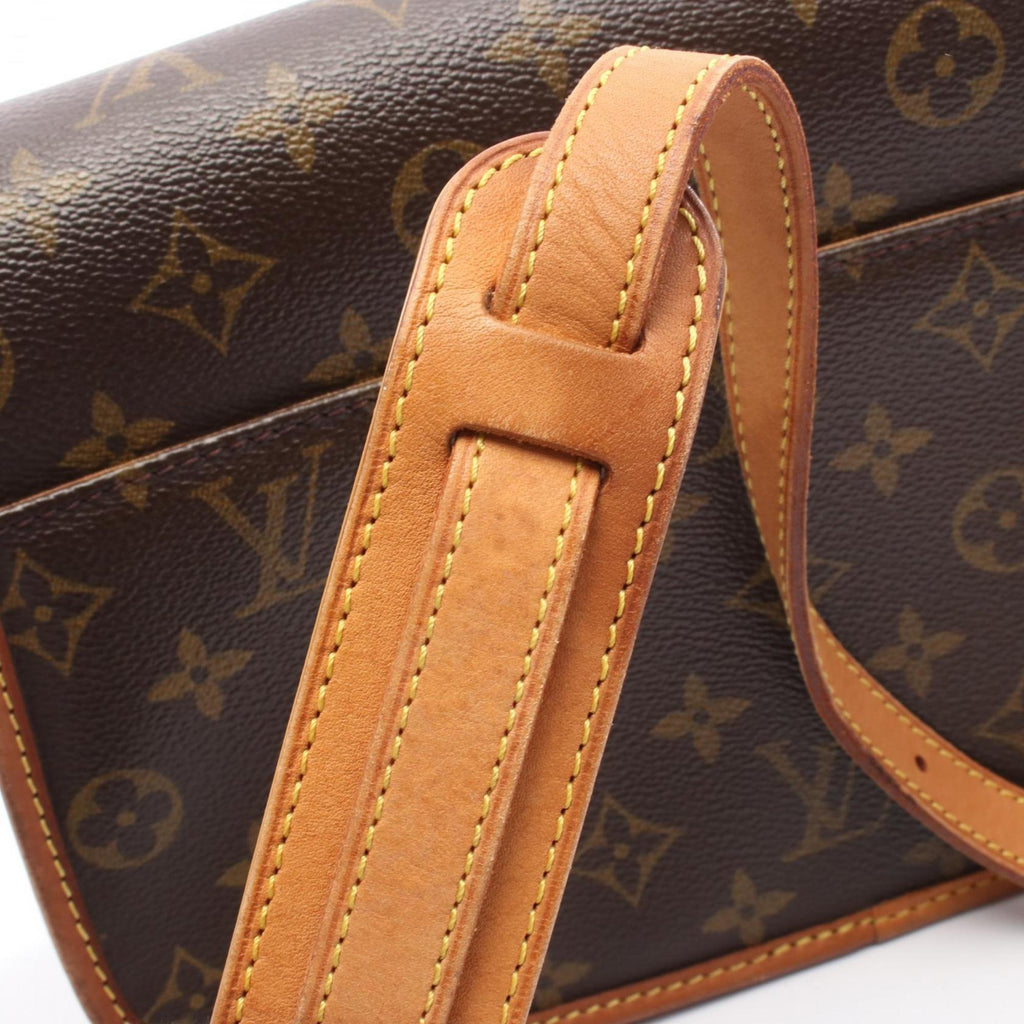Louis Vuitton Brown Coated Canvas Pvc Leather Monogram Shoulder Bag