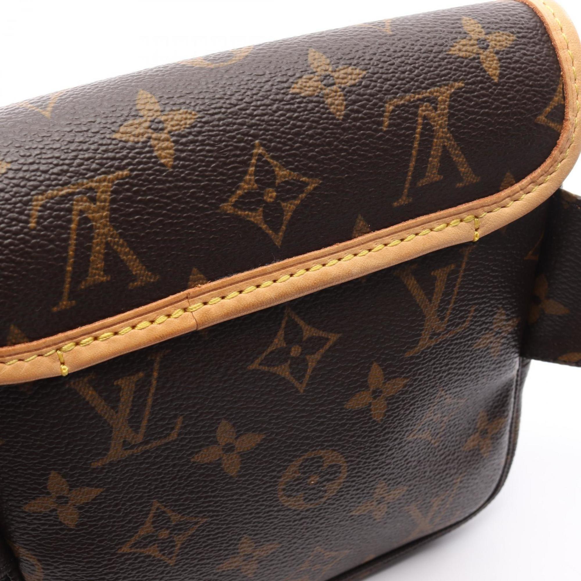 Louis Vuitton Brown Coated Canvas Pvc Monogram Leather Fanny Pack Sling Bag