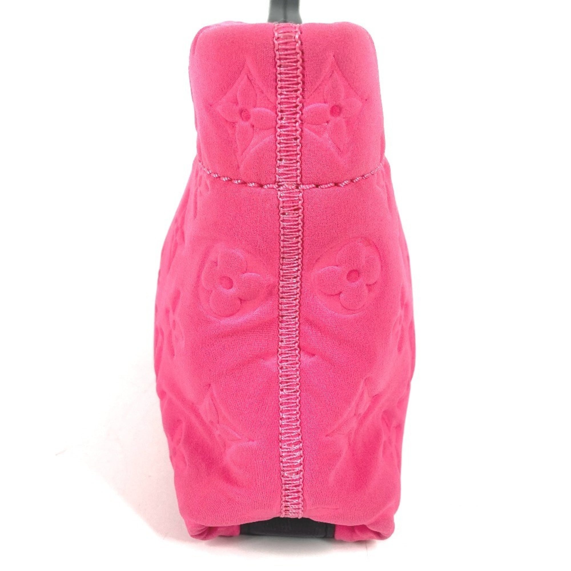Louis Vuitton Black Galle Monogram Pink Monogram Clutch Bag Pouch