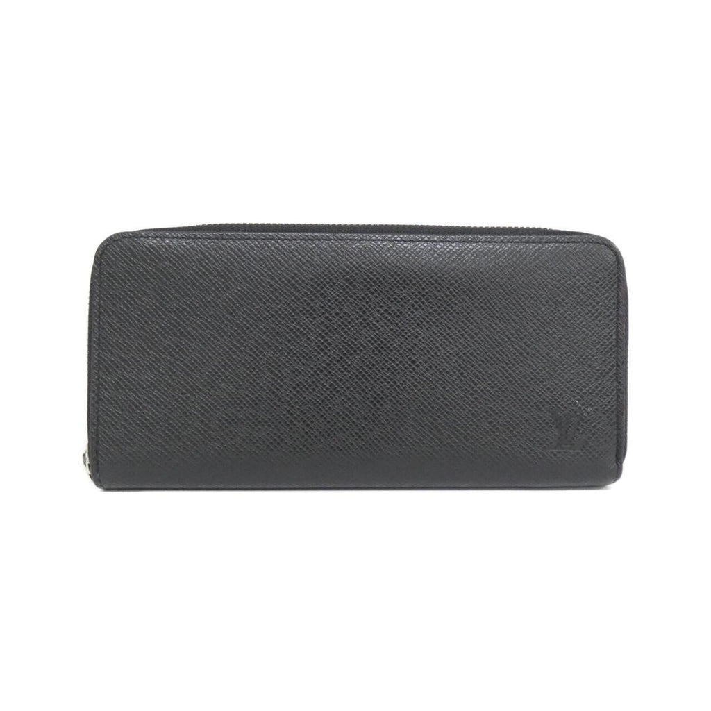Louis Vuitton Black Leather Long Wallet