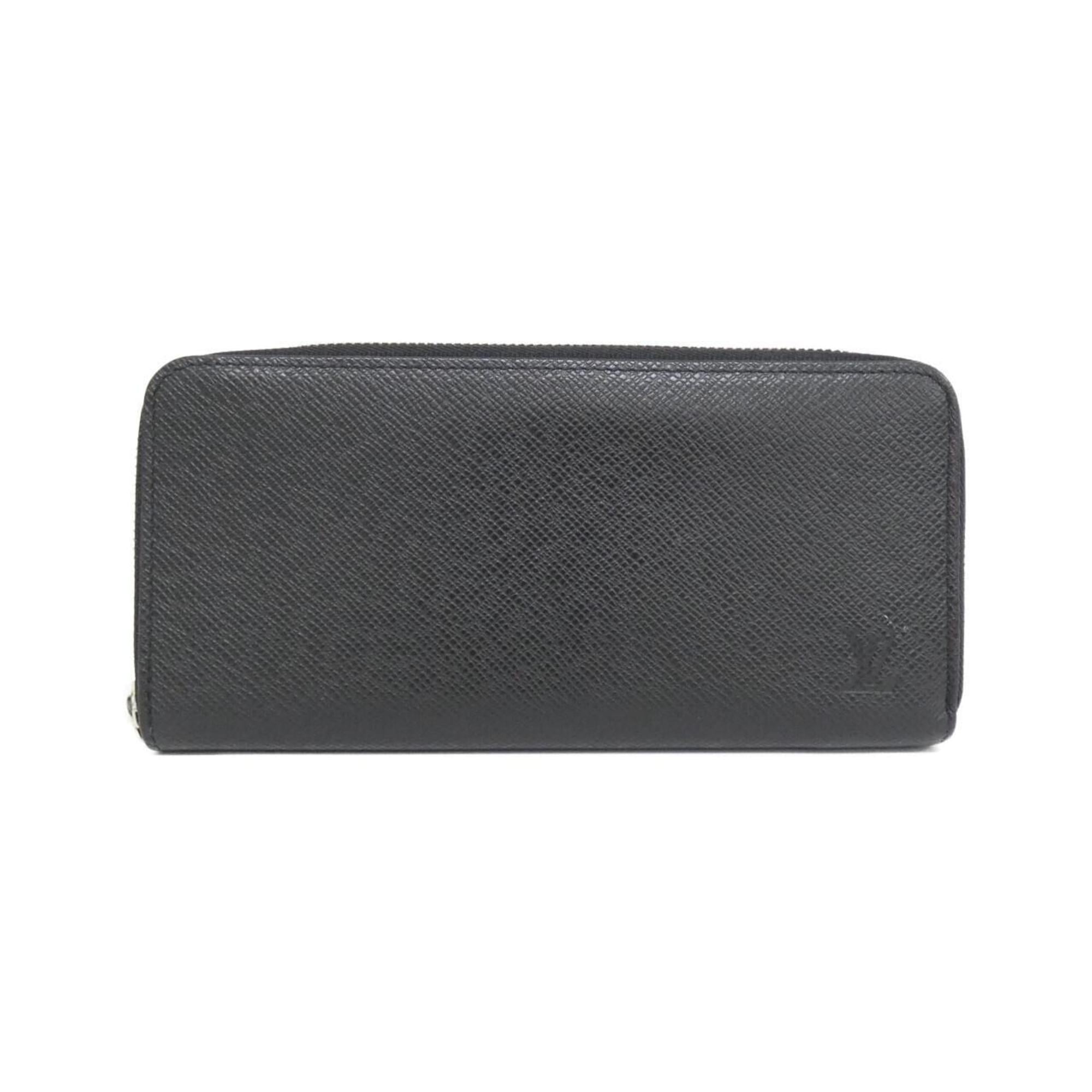 Louis Vuitton Black Leather Long Wallet