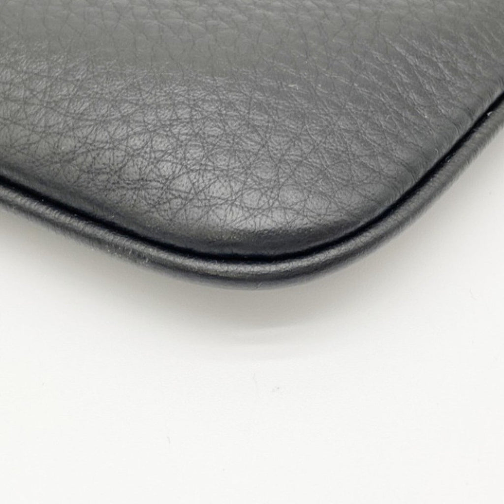 Balenciaga Black Leather Pouch