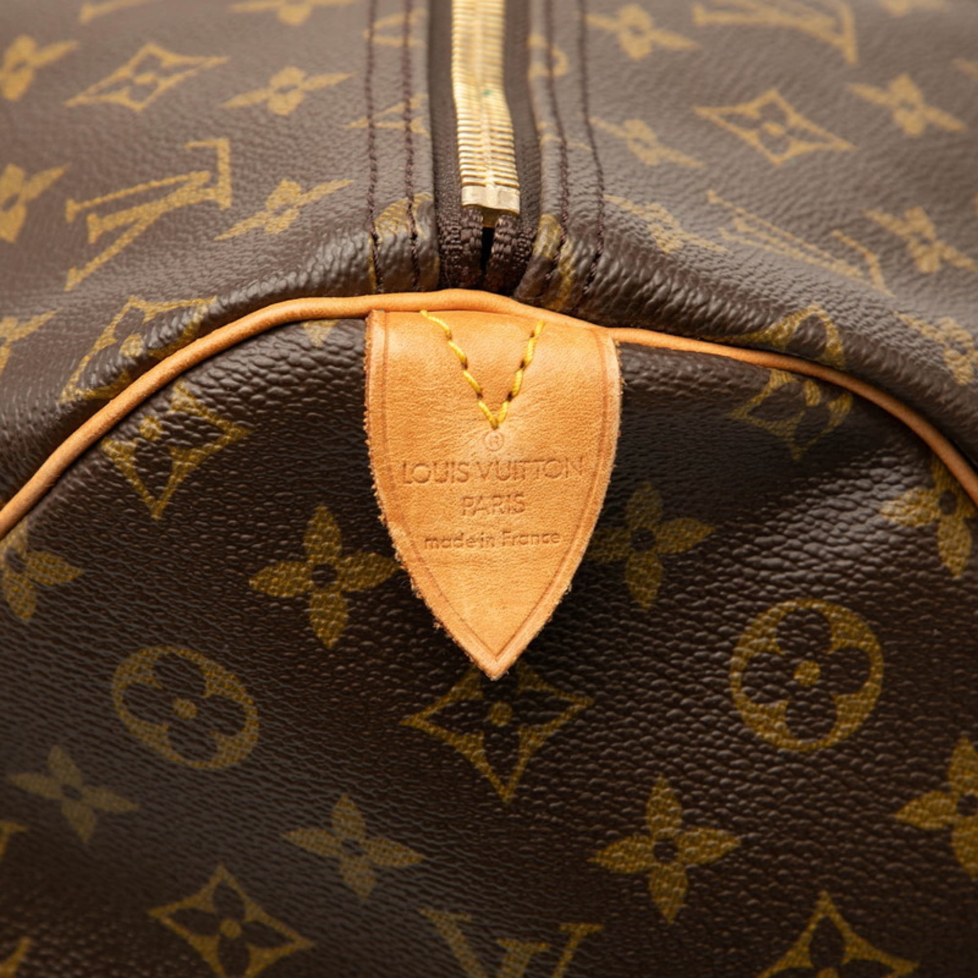 Louis Vuitton Brown Pvc Leather Boston Bag