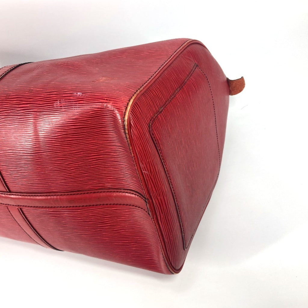 Louis Vuitton Epi Castilian Red Red Color Epi Leather Boston Bag Handbag