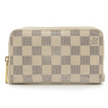 Louis Vuitton Damier Azur Ivory Damier Azur Pvc Coin Purse/Coin Case