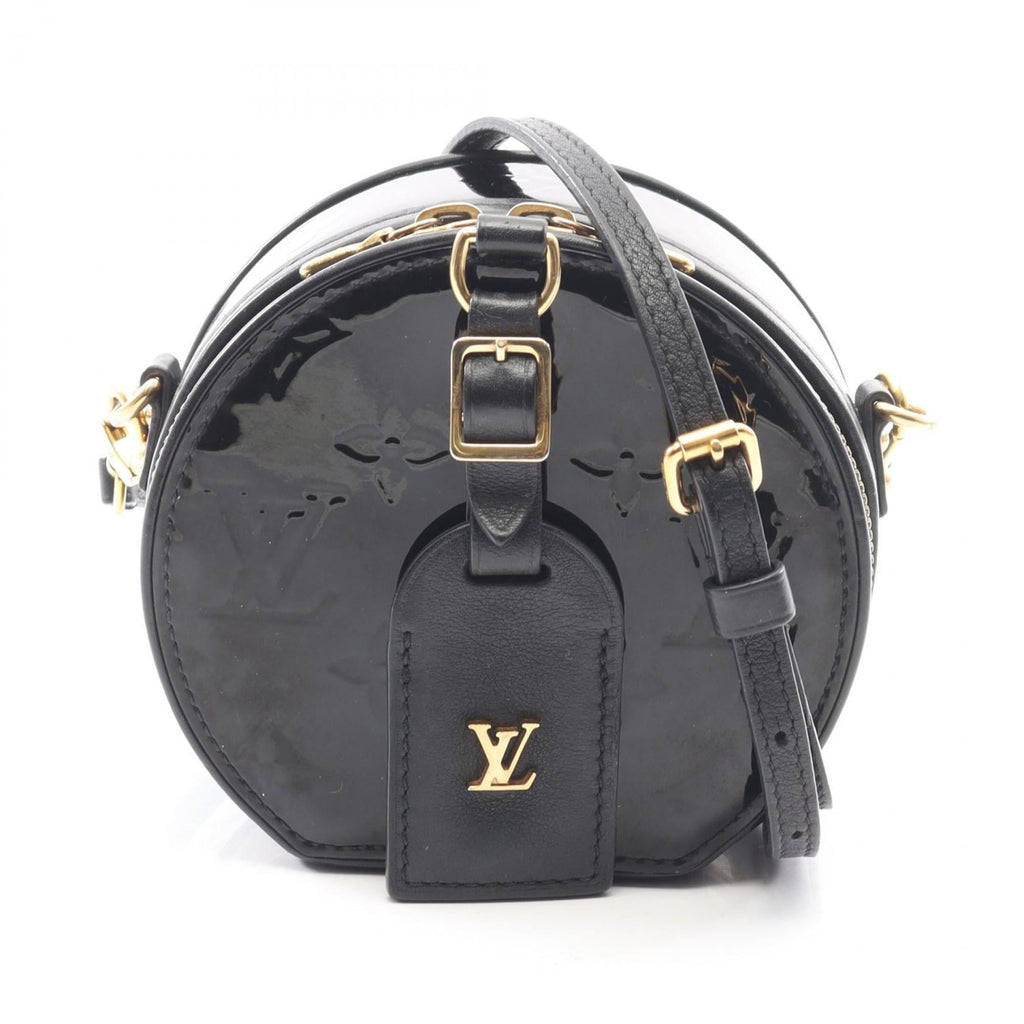 Louis Vuitton Black Noir Vernis Handbag Shoulder Bag