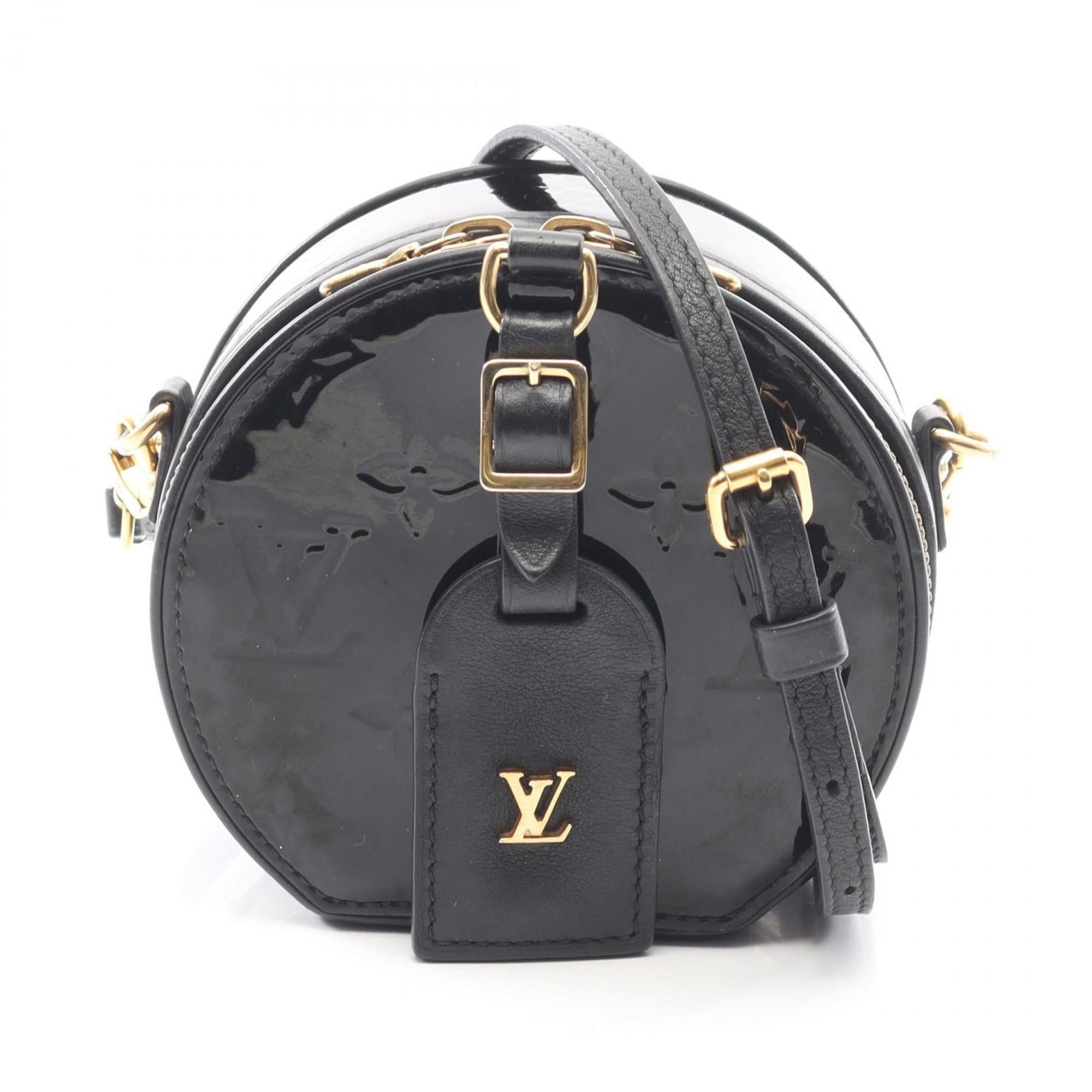 Louis Vuitton Black Noir Vernis Handbag Shoulder Bag
