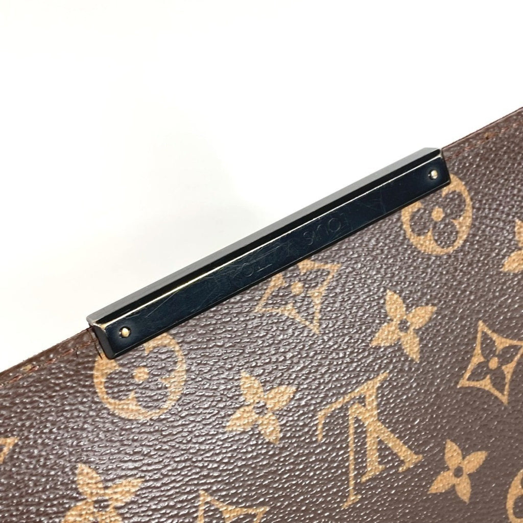 Louis Vuitton Black Brown Monogram Messenger Bag Shoulder Bag