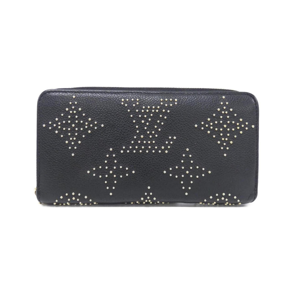 Louis Vuitton Black Leather Long Wallet