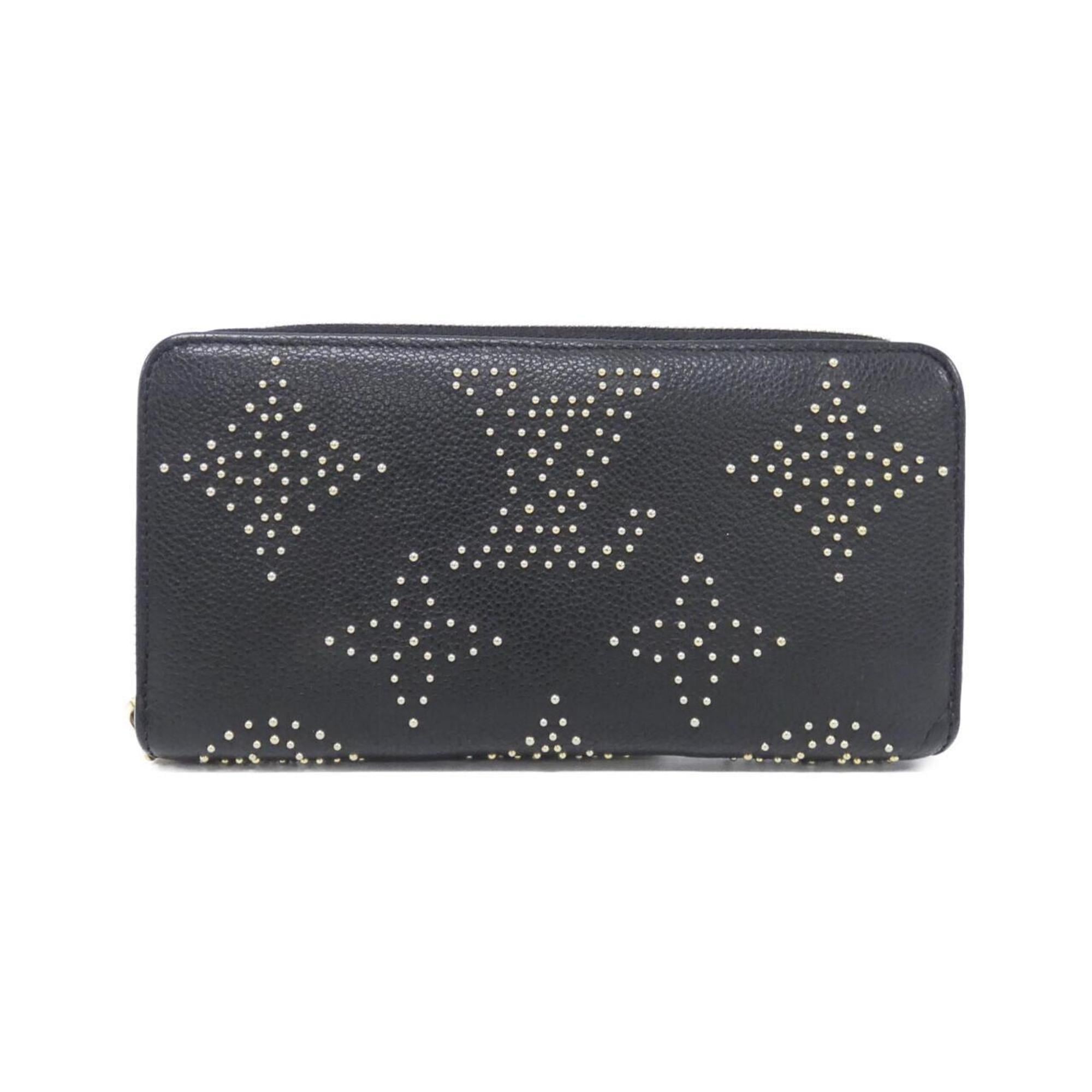 Louis Vuitton Black Leather Long Wallet