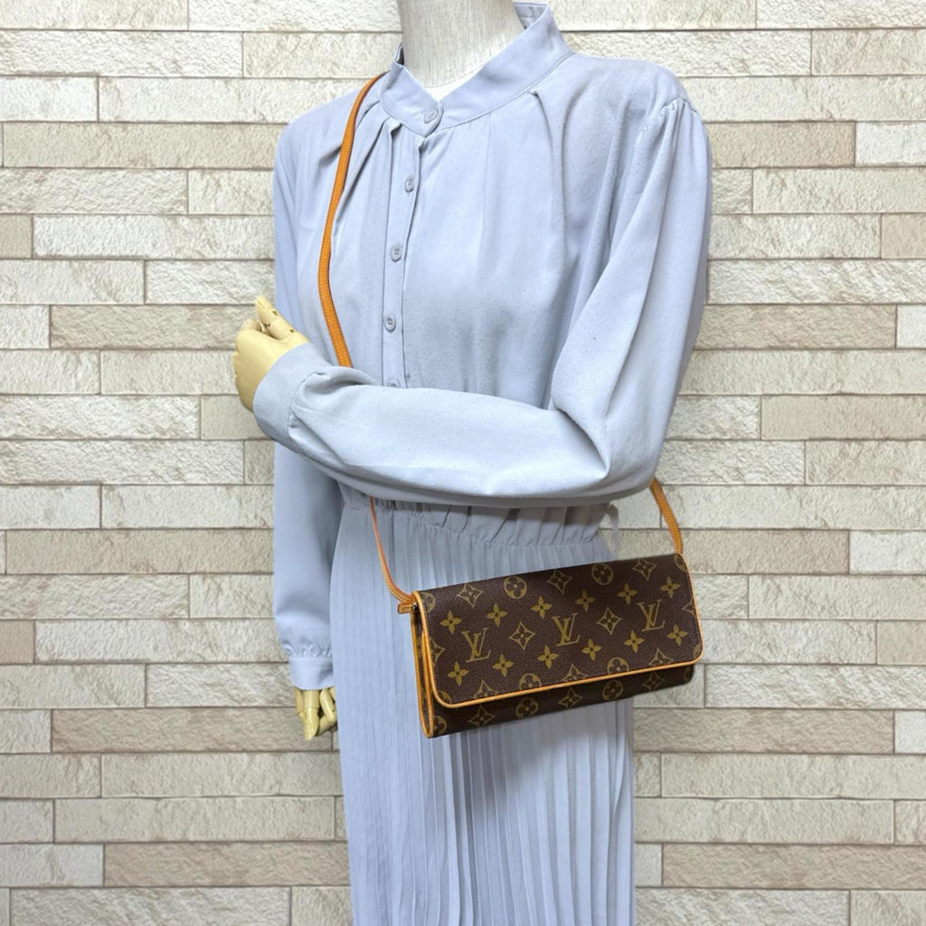 Louis Vuitton Monogram Brown Monogram Pochette Shoulder Bag