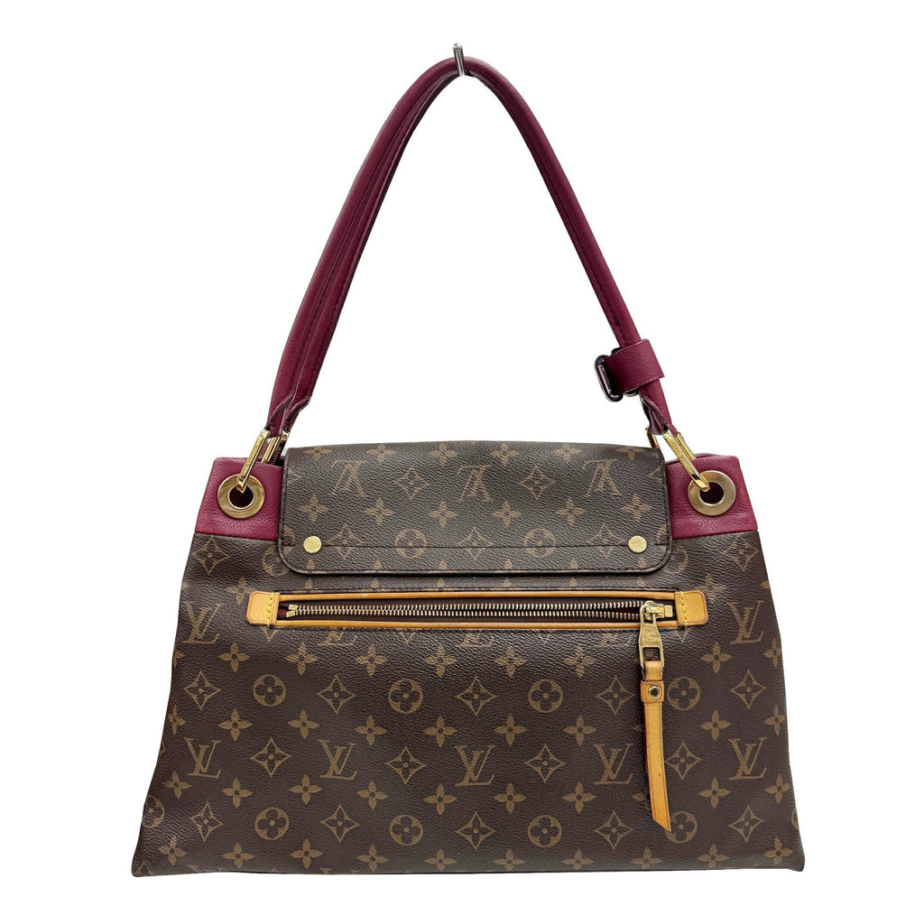 Louis Vuitton Bordeaux Brown Monogram Leather Handbag Tote Bag