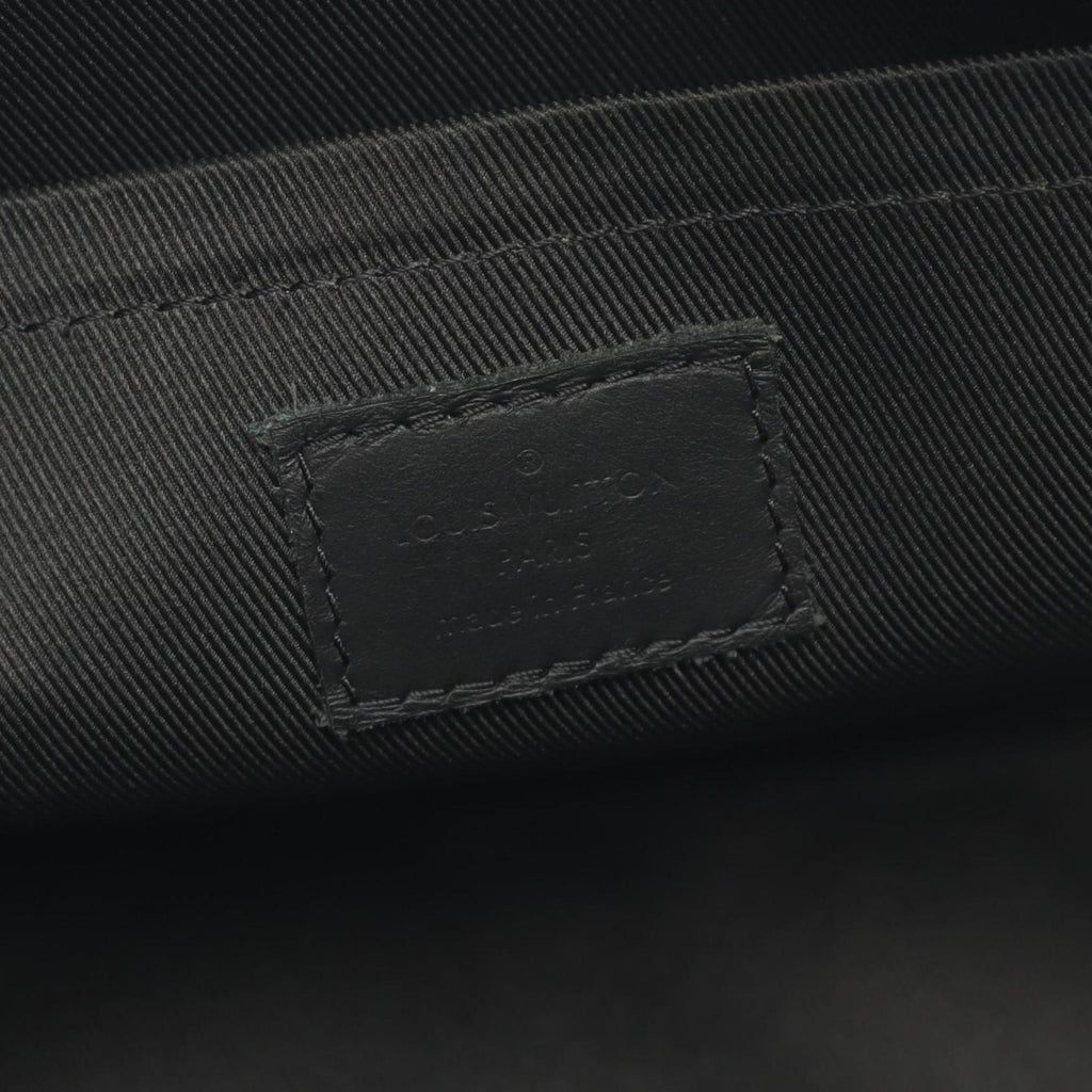 Louis Vuitton Black Leather Shoulder Bag