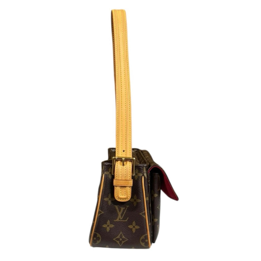 Louis Vuitton Brown Monogram Canvas Shoulder Bag