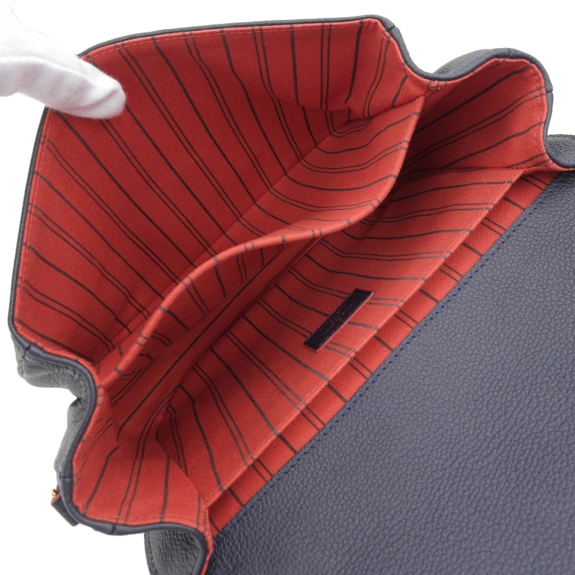 Louis Vuitton Marine Rouge Monogram Empreinte Handbag Pochette
