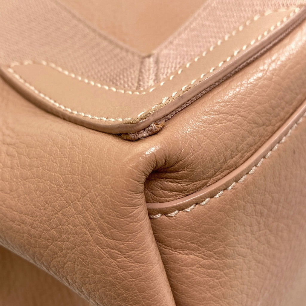 Balenciaga Brown Leather Handbag Pouch