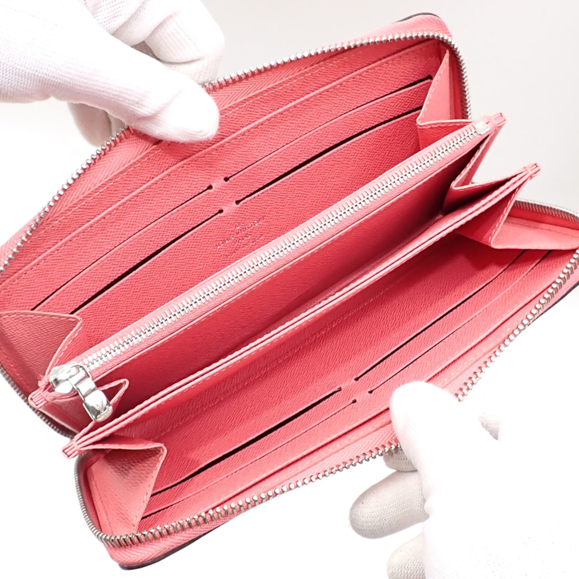 Louis Vuitton Corail Pink Epi Leather Long Wallet