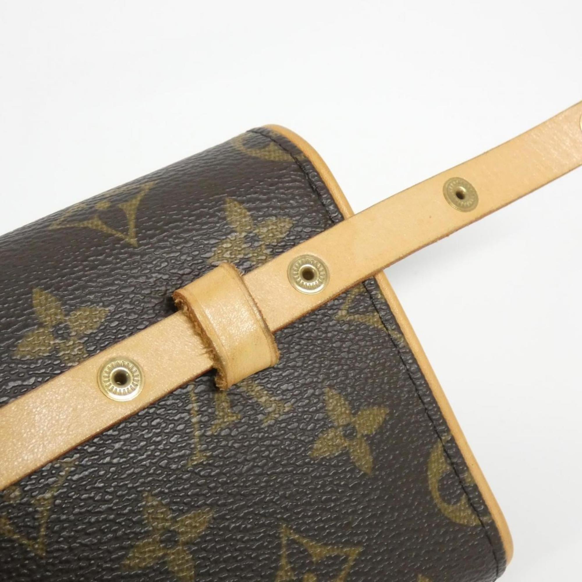 Louis Vuitton Brown Coated Canvas Fanny Pack Pochette