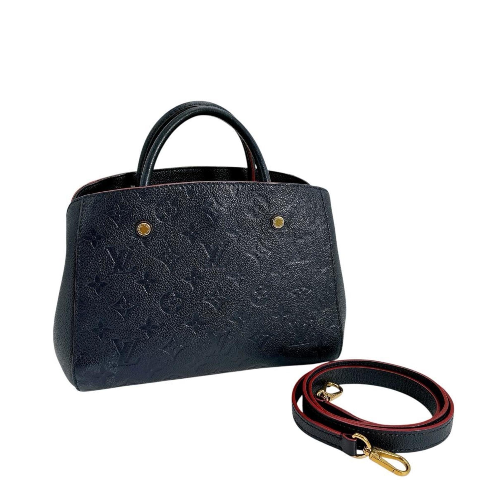 Louis Vuitton Marine Rouge Monogram Empreinte Shoulder Bag
