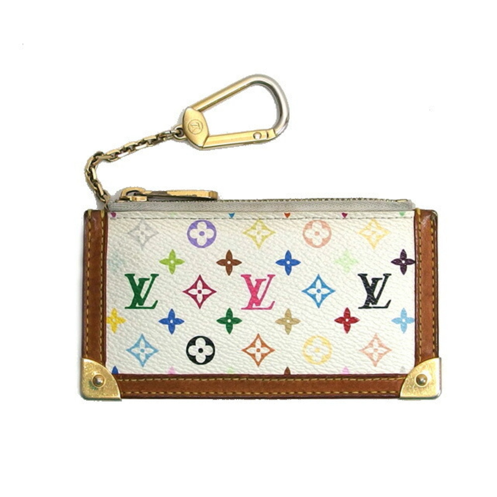 Louis Vuitton Monogram Multicolore Blanc White Monogram Multicolore Coin Purse/Coin Case