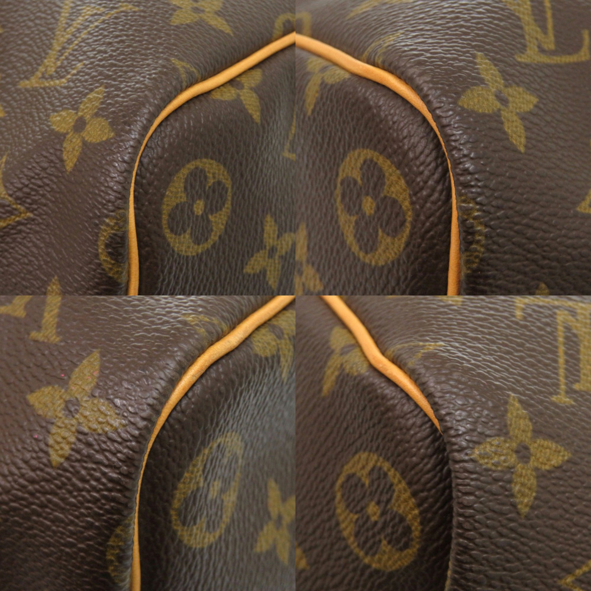 Louis Vuitton Brown Monogram Canvas Boston Bag