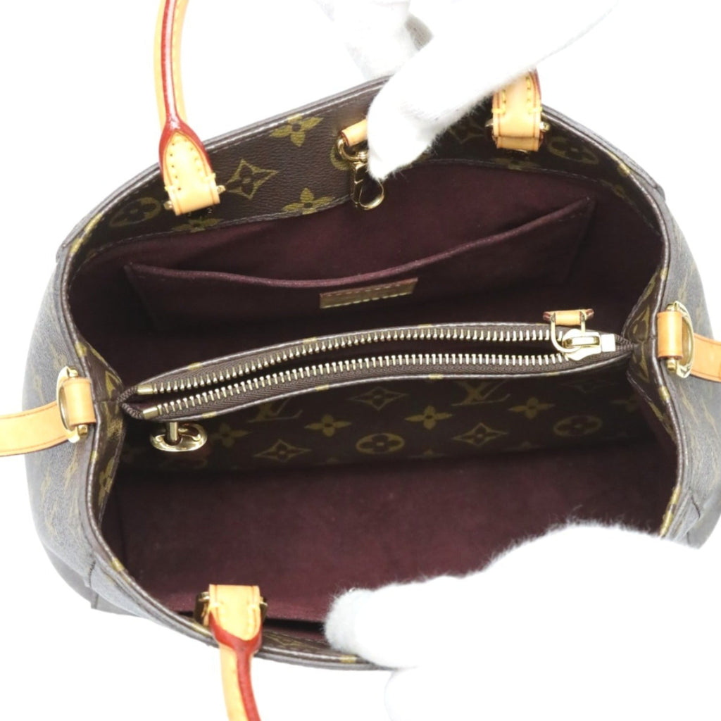 Louis Vuitton Brown Monogram Canvas Handbag Shoulder Bag