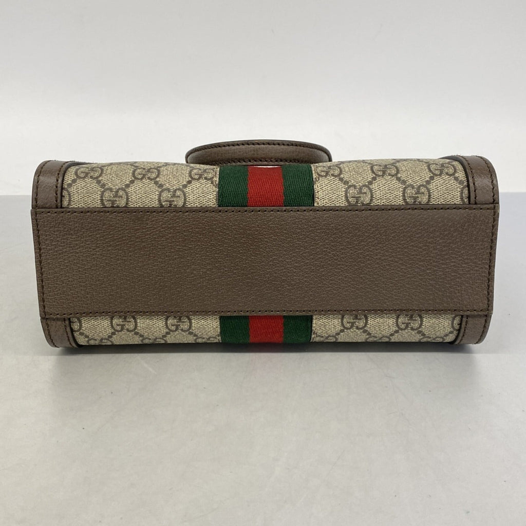 Gucci Brown Pvc Handbag (Pre-Owned)
