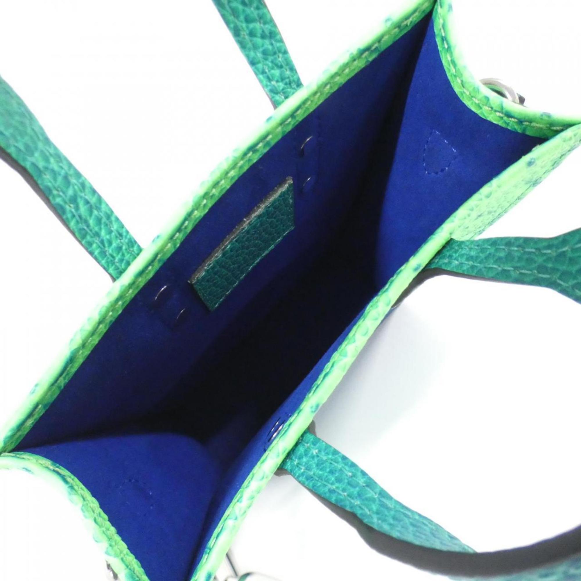Louis Vuitton Blue Leather Shoulder Bag