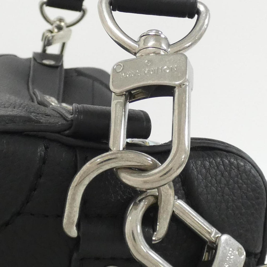 Louis Vuitton Black Leather Shoulder Bag