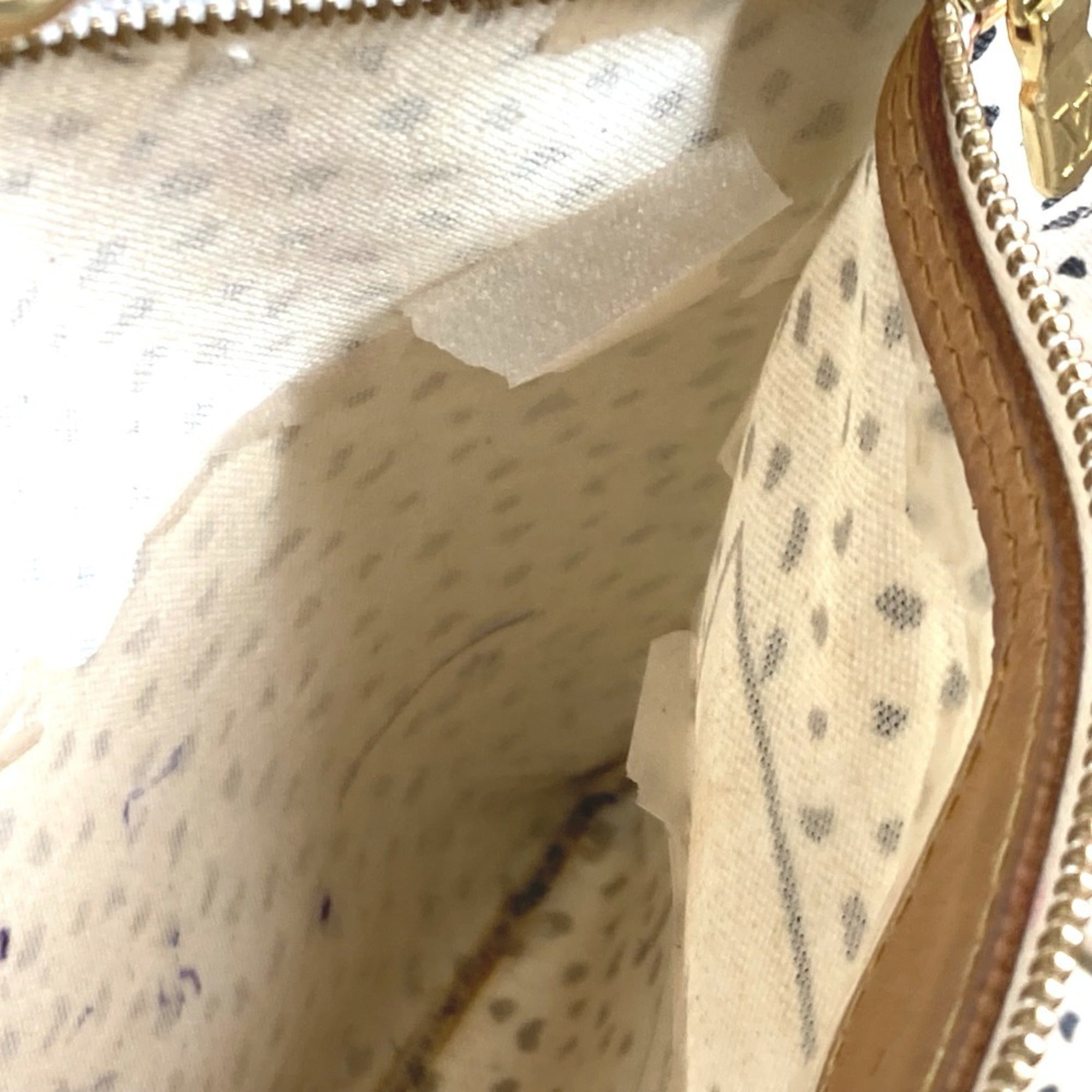 Louis Vuitton Brown Monogram White Monogram Shoulder Bag Tote Bag