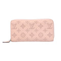 Louis Vuitton Mahina Magnolia Pink Mahina Leather Long Wallet