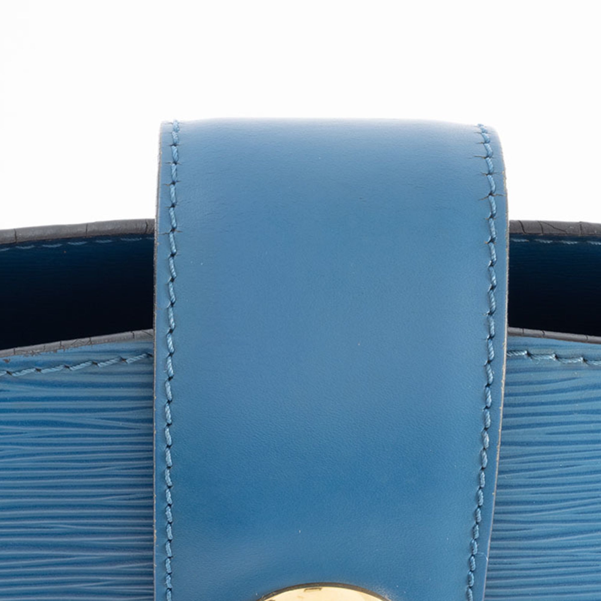 Louis Vuitton Epi Toledo Blue Epi Leather Shoulder Bag