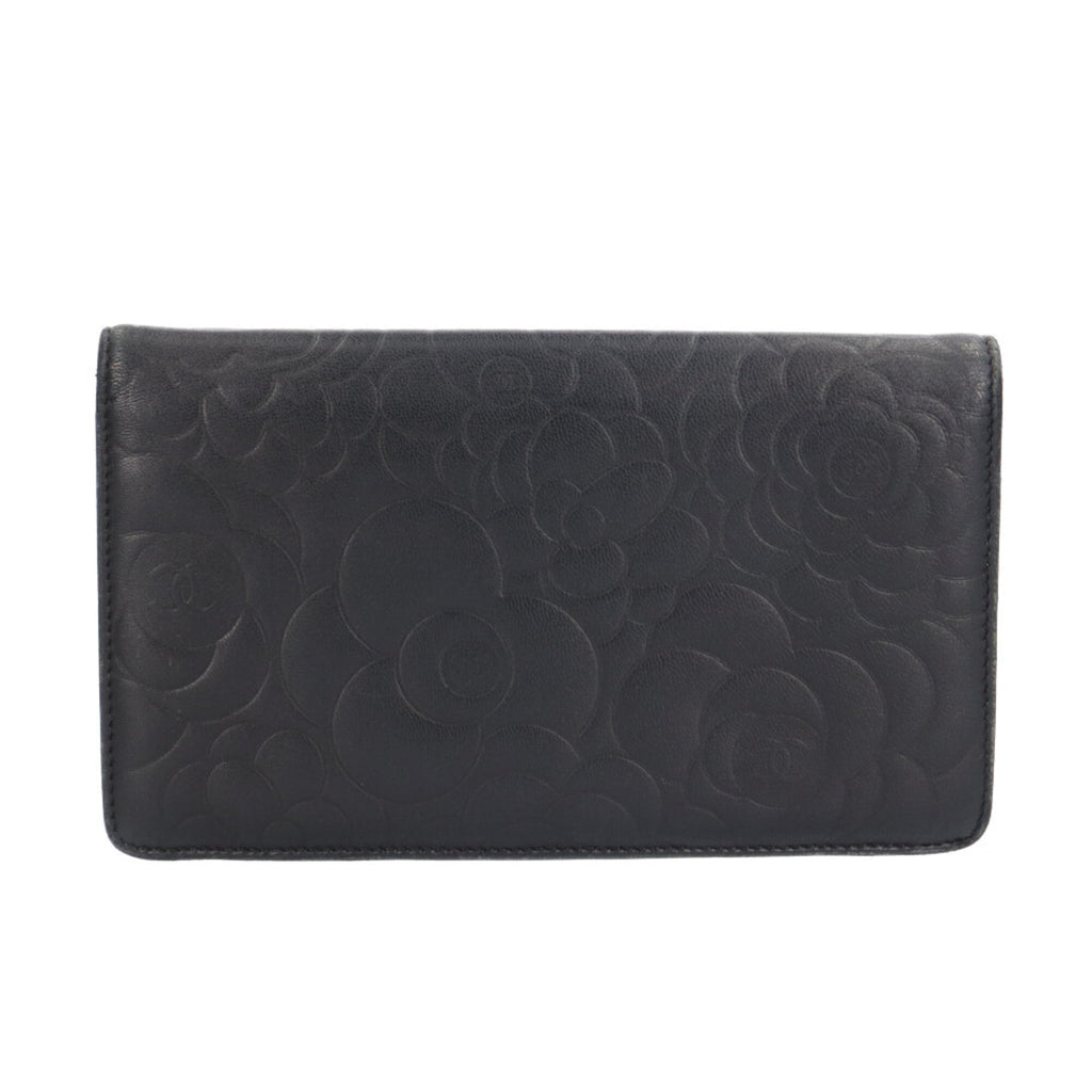 Chanel Black Leather Wallet (Bi-Fold)