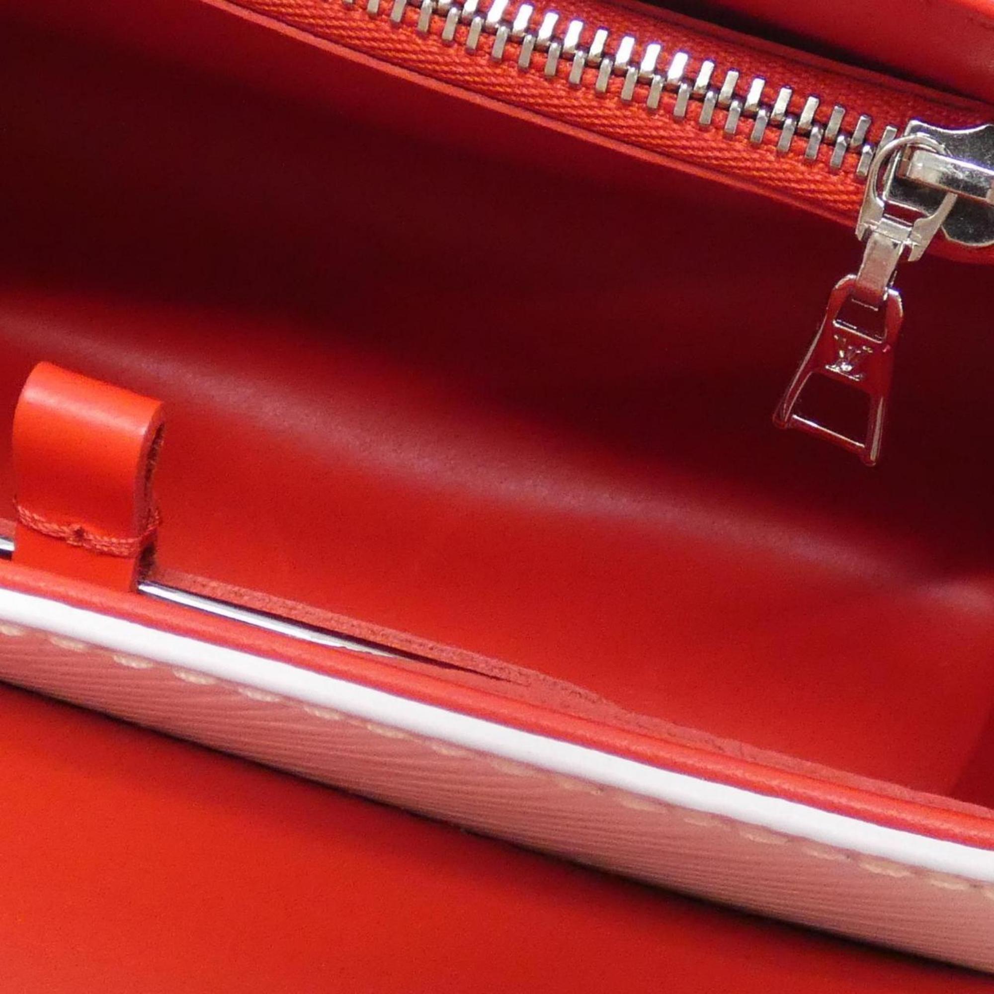 Louis Vuitton Epi Blanc Rouge Leather Shoulder Bag
